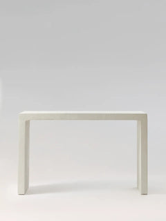 Console RICŌ MORTEX béton ciré, détail plateau — PLATŌ