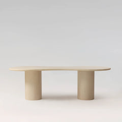 JACŌ Table à manger, béton ciré MORTEX — PLATŌ