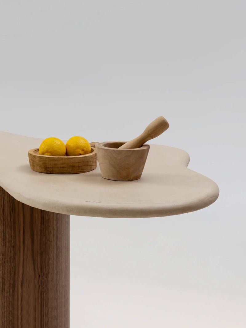 TEĀ Table à manger NOYER-zoom-