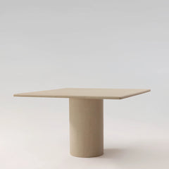 NOĀ Table à manger, béton ciré MORTEX — PLATŌ